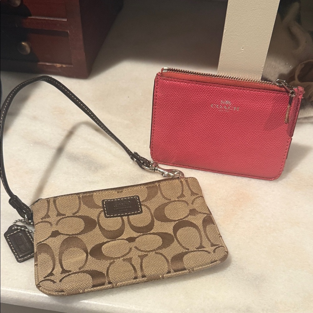 Coach Wristlet and Card Case